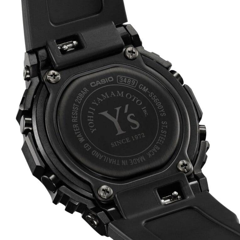 Y's x G-Shock GM-S5600YS-1 Case Back