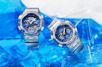 G-Shock GMA-S110TB-8A and GMA-S120-8A Translucent Gray and Metallic Blue