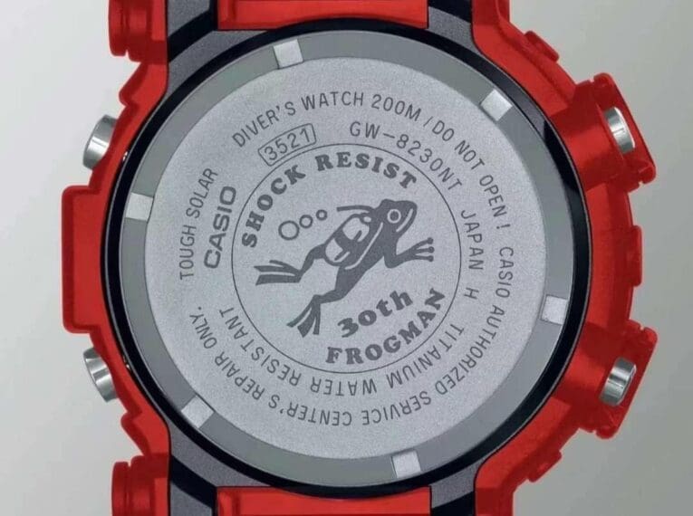 G-Shock Frogman GW-8230NT-4 Case Back