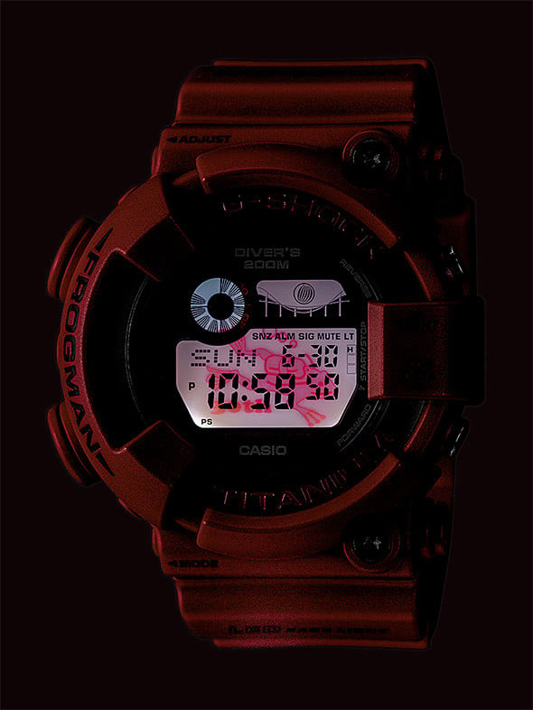 G-Shock Frogman GW-8230NT-4 EL Backlight