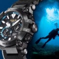 G-Shock MR-G Frogman MRG-BF1000R-1A ISO 200M Diving Watch with Titanium Screw-Back Case