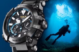 G-Shock MR-G Frogman MRG-BF1000R-1A ISO 200M Diving Watch with Titanium Screw-Back Case