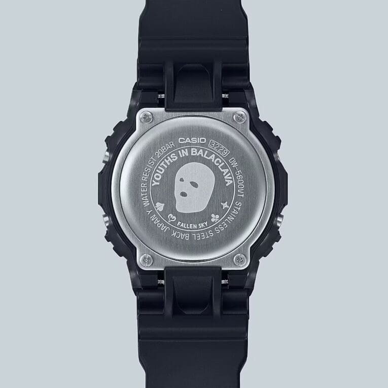 Youths In Balaclava x G-Shock DW-5600YIB23-8 Case Back