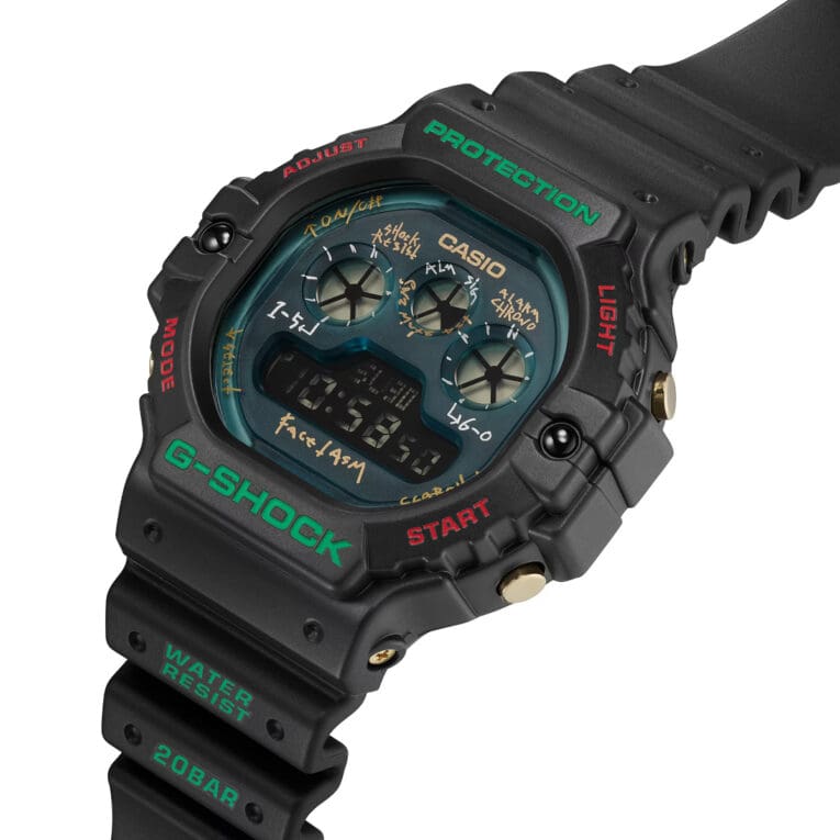 Facetasm x G-Shock DW-5900FA-1 Angle