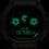 Facetasm x G-Shock DW-5900FA-1 with smoke blue face and handwritten design