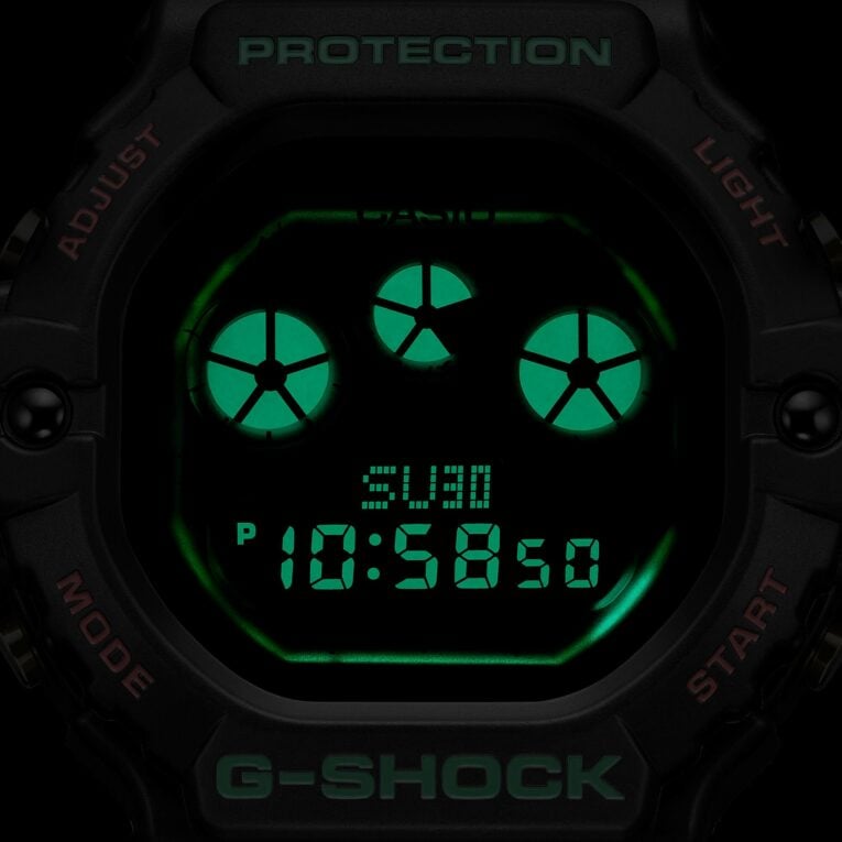Facetasm x G-Shock DW-5900FA-1 EL Backlight