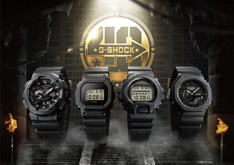 40th Anniversary Remaster Black Series includes DW-6640RE-1 (DW-6600 revival) and DWE-5657RE-1 with dual bezels