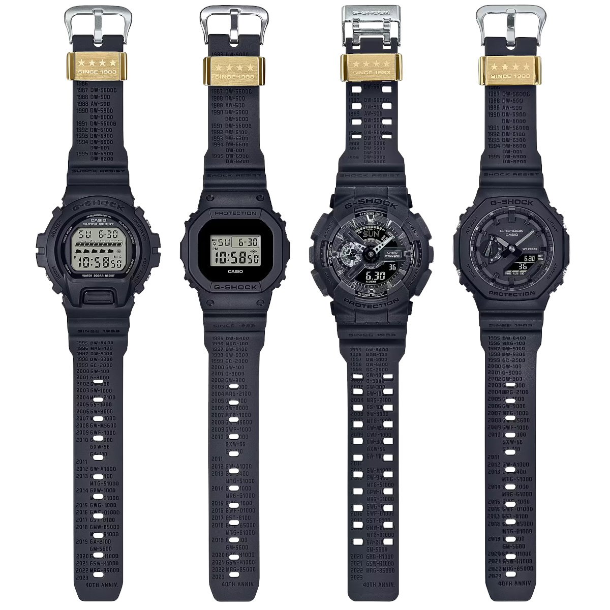 G-Shock Remaster Black Series for 40th Anniversary includes DW