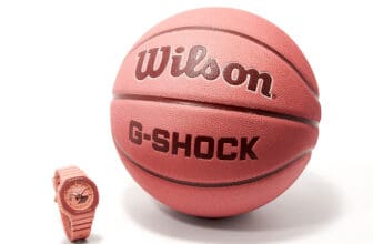G-Shock GA-2110SL-4A4PFW with Wilson Basketball