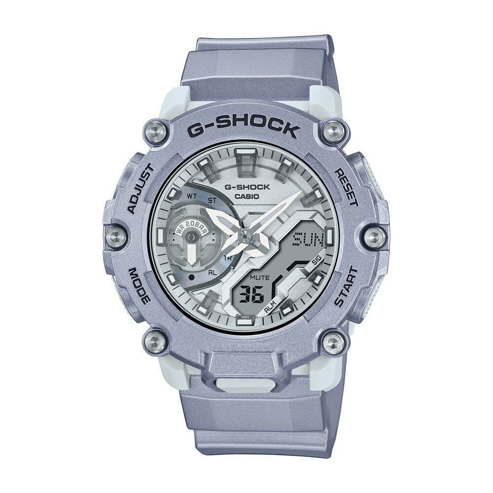 G-Shock \'Forgotten Future\' Series in metallic silver includes DW-5600 with  LED light and reversing LCD effect