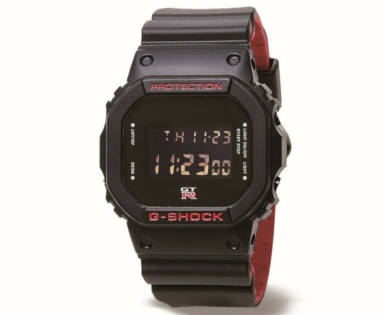 Nissan GT-R x G-Shock DW-5600 2023 with Inverted LCD Display