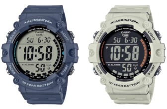 Casio AE-1500WH Blue and Off-White