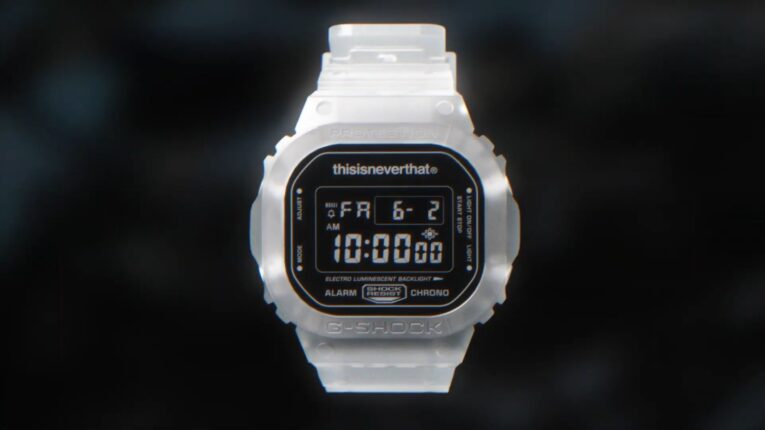 South Korean fashion brand thisisneverthat® is releasing the G-Shock DW-5600TINT23-7DF for June 2023