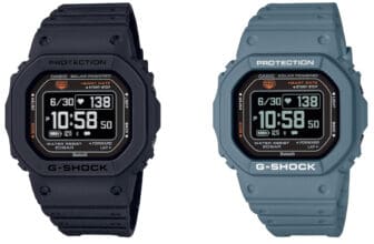G-Shock DWH5600-1 and DWH5600-2 (with solar and heart rate) are now available in the United States