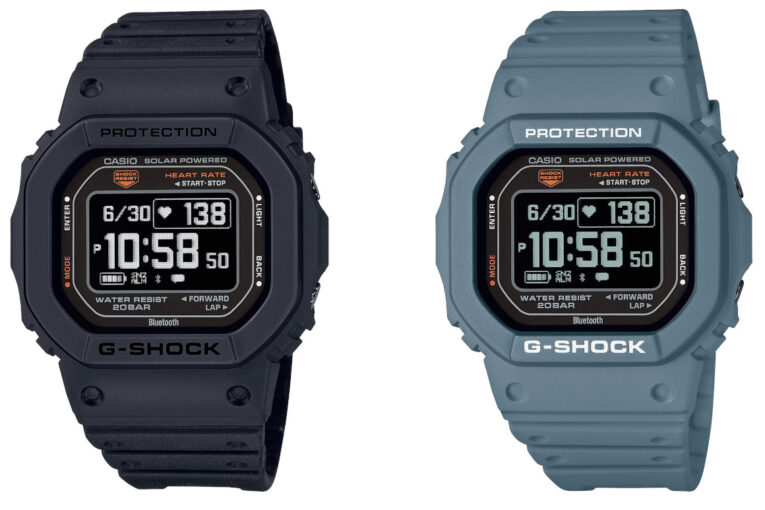 G-Shock DWH5600-1 and  DWH5600-2 (with solar and heart rate) are now available in the United States