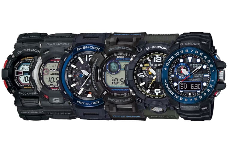 Older G-Shock Master of G watches that are not completely discontinued