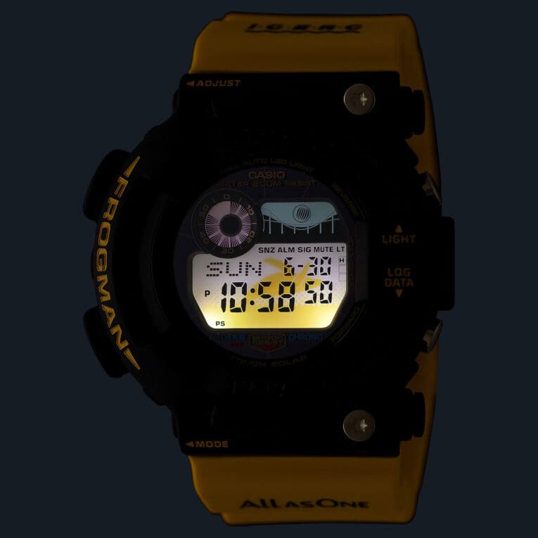 G-Shock Frogman GW-8200K-9JR LED Backlight