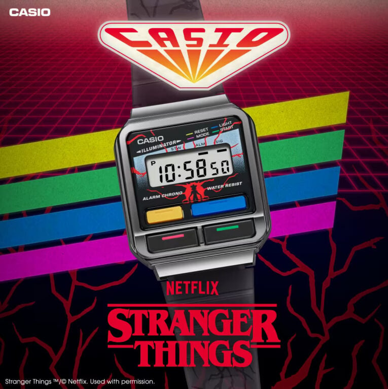 Stranger Things x Casio A120WEST-1A