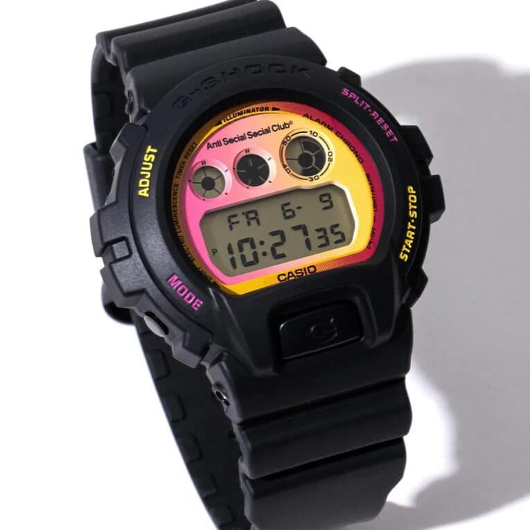 Anti Social Social Club x G-Shock DW-6900 2023 collaboration 