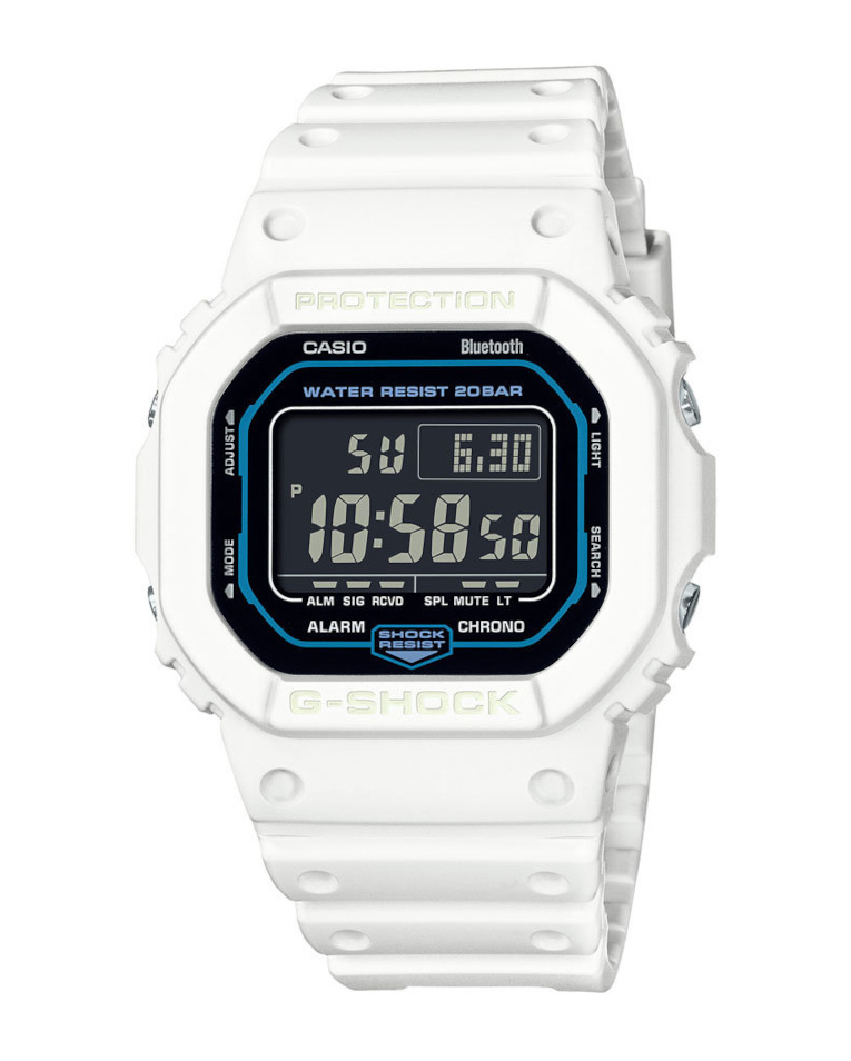 G-Shock Sci-Fi World Series includes three white Bluetooth