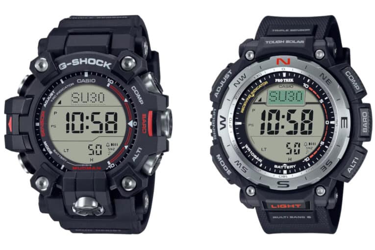 G-Shock Mudman GW-9500 Versus Pro Trek PRW-3400