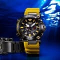 G-Shock Frogman MRG-BF1000E-1A9 includes rubber and titanium bands and is limited to 700 worldwide