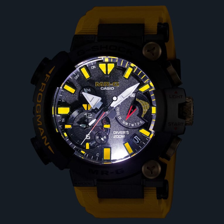 G-Shock MR-G Frogman MRG-BF1000E-1A9 LED Light