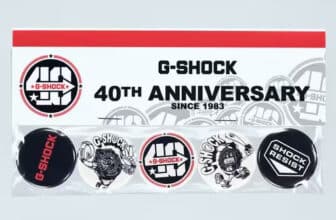 G-Shock 40th Anniversary Pin Badge Set