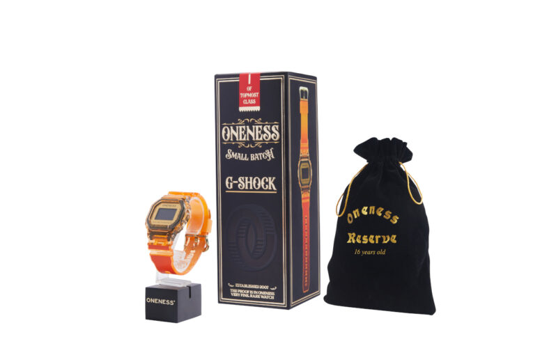 Oneness x G-Shock DW-5600 Box, Stand, Bag
