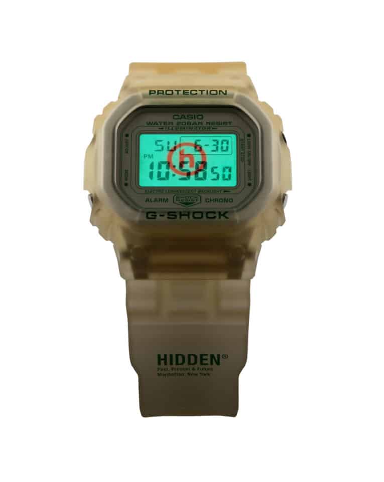 Hidden NY x G-Shock DW5600HDN227 EL Backlight