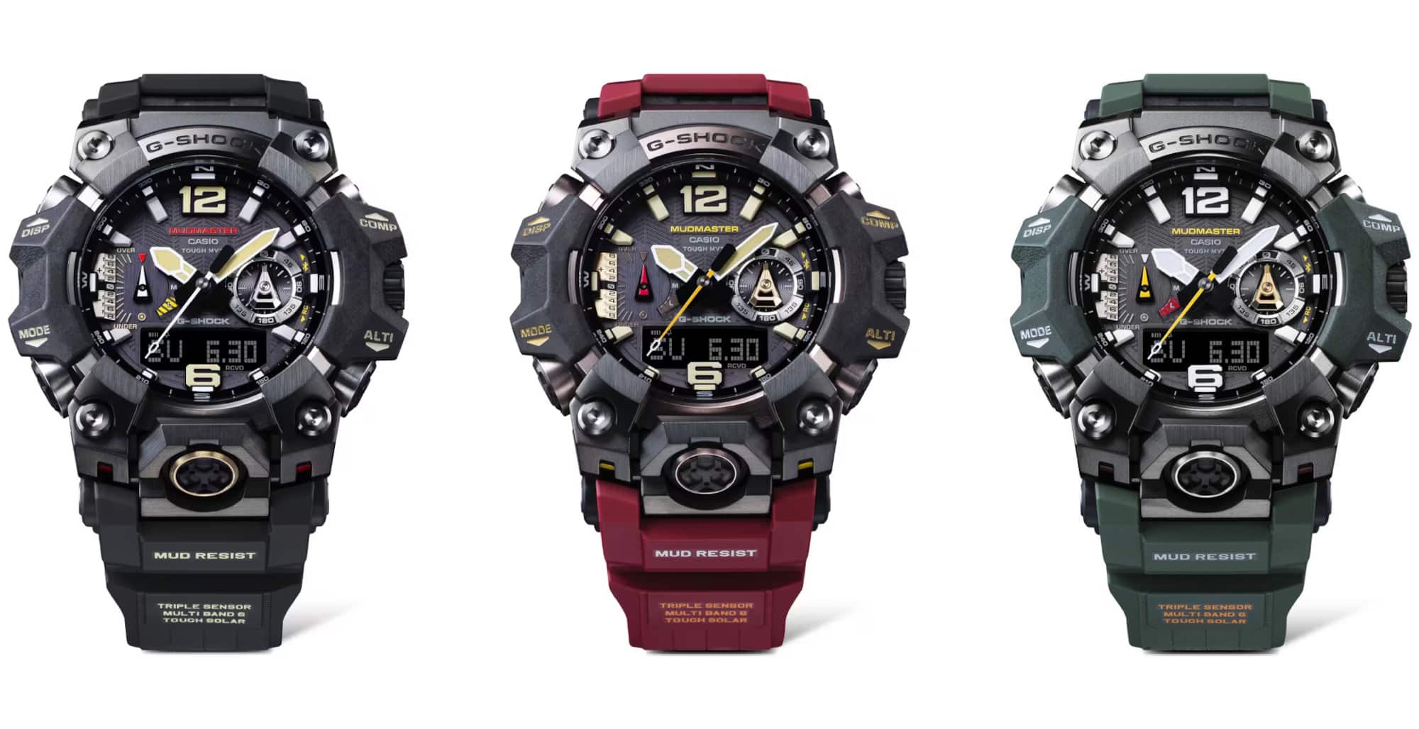 G-Shock Mudmaster GWG-B1000 adds Bluetooth, indicator subdials