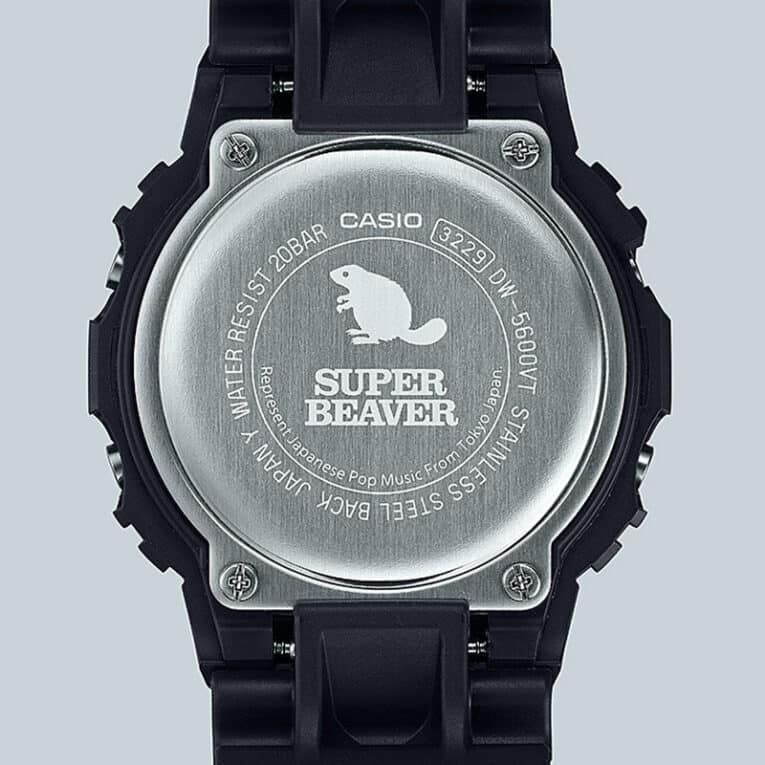 Super Beaver x G-Shock DW-5600SB23 Case Back