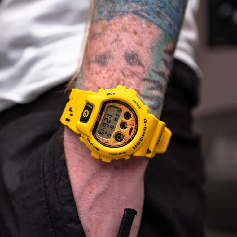 HODINKEE x Ed Sheeran x G-Shock DW-6900 Collaboration Wrist Shot