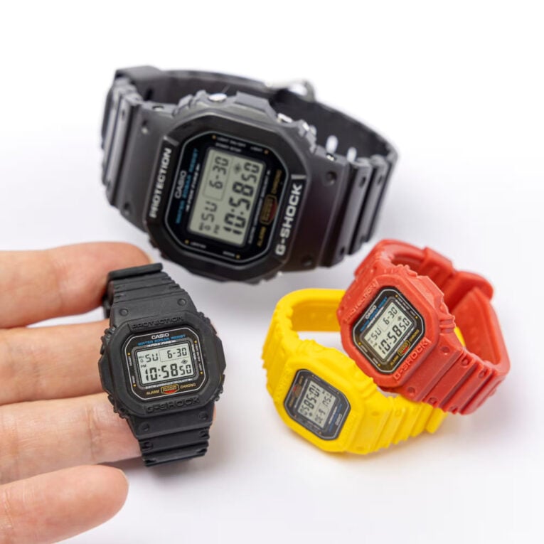 G-Shock DW-5600 Erasers for 40th Anniversary