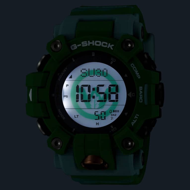 G-Shock Mudman GW-9500KJ-3JR LED Backlight