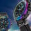 G-Shock MTG-B2000YR-1A with city-inspired rainbow IP etched bezel and carbon laminated bezel frame