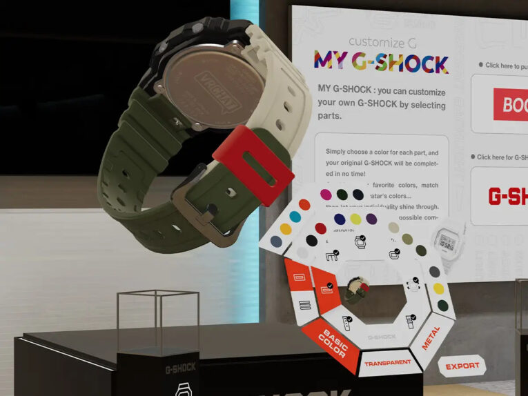 Virtual My G-Shock Watch Customization in VRChat