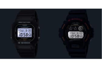G-Shock DW-5600UE-1 and DW-6900UB-9 with LED Backlight