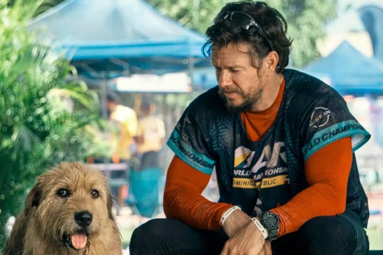 Mark Wahlberg wears a Casio Pro Trek PRW-3510Y-8 watch in 'Arthur the King'