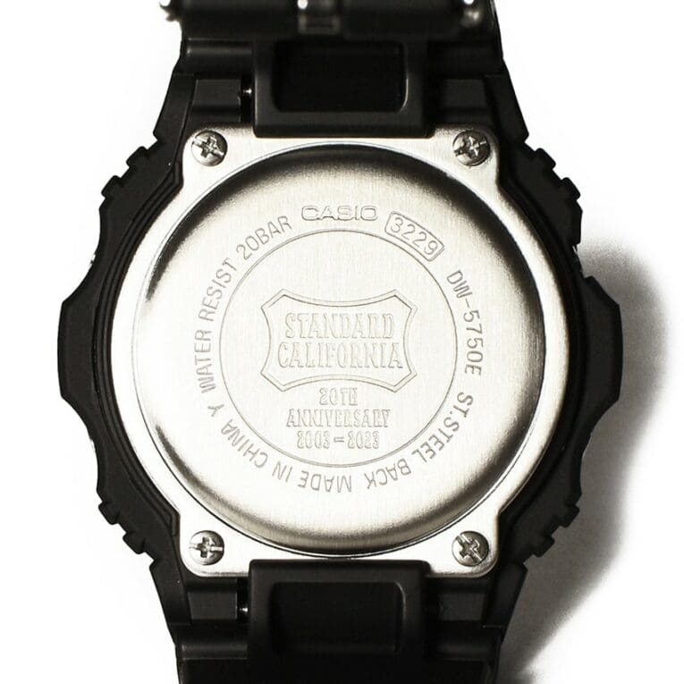 Standard California x G-Shock DW-5750 2023 Case Back