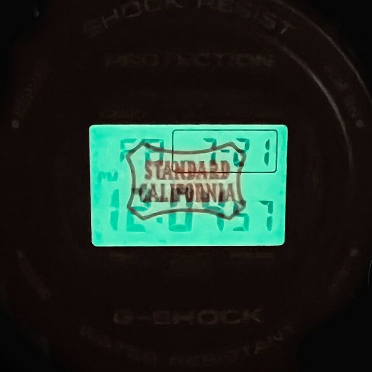 Standard California x G-Shock DW-5750 2023 EL Backlight