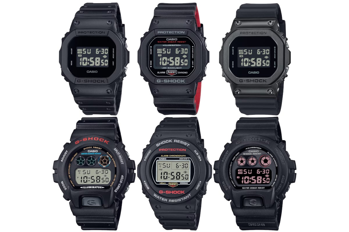 New G-Shock DW-5600 and DW-6900 have new modules with LED light and longer  battery life