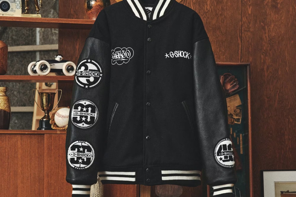 Limited Eric Haze G-Shock Products 40th Anniversary Award Varsity Jacket Thumbnail