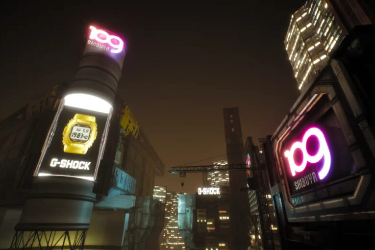 G-Shock billboard ads appeared in Fortnite's SHIBUYA109 Shoot and Run island