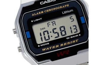 Casio A163WA-1Q Display