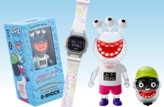 Robin Tang x G-Shock DW5600SKEGT10-SET with Hosuke Doll