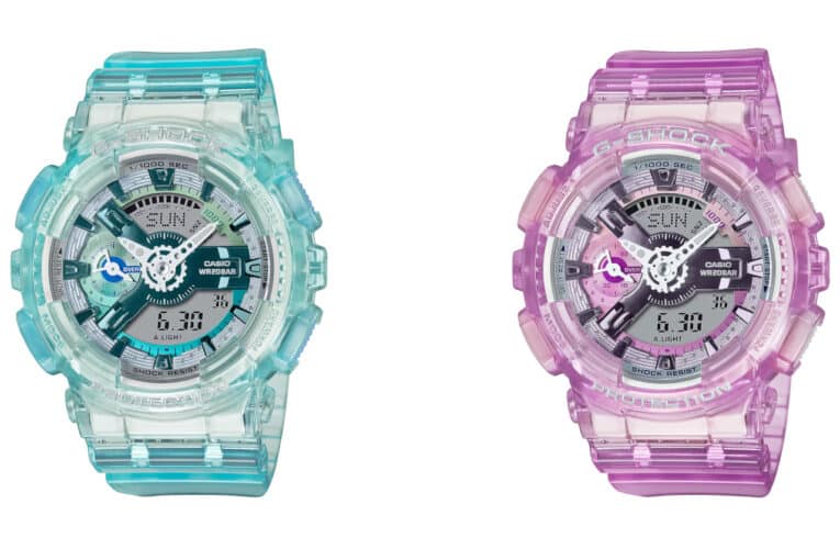 G-Shock GMA-S110VW Skeleton Blue and Pink
