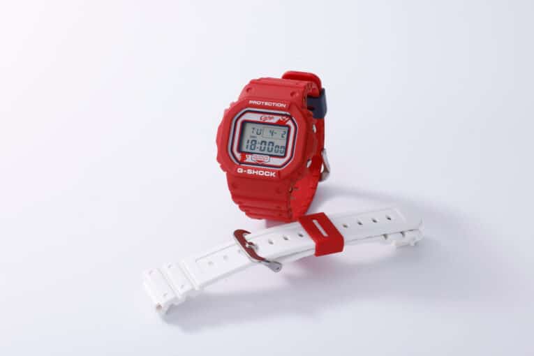 Hiroshima Toyo Carp x G-Shock DW-5600 collaboration for 2024 includes two bands