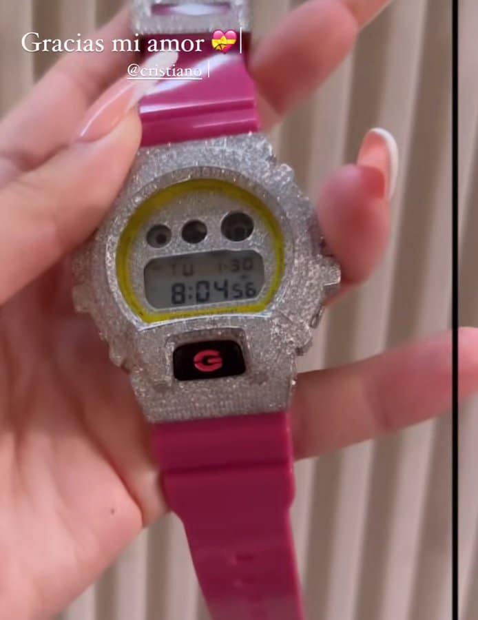 Cristiano Ronaldo gifted Georgina Rodriguez a custom G Shock watch from Jacob Co. G Central G Shock Fan Site