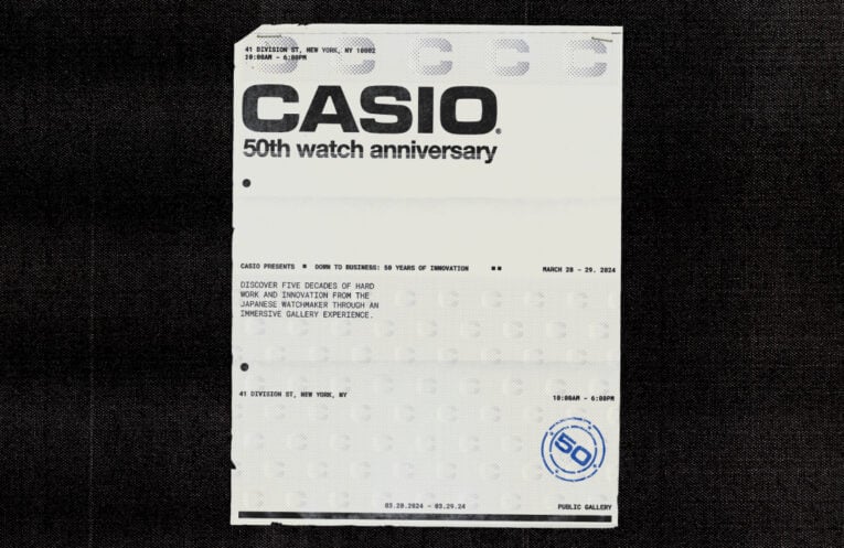 Casio to host Casio Watch 50th Anniversary gallery event in New York City